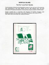 01 Norfolk Island - First Local Post booklet