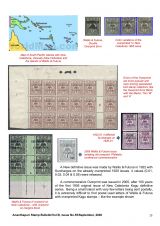 04 New Caledonia - 1905 Kagu Definitives and Overprints