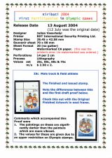 05 Kiribati 2004 - First Participation in Olympic Games, 25c stamp details