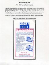 10 Norfolk Island - Fifth Local Post booklet