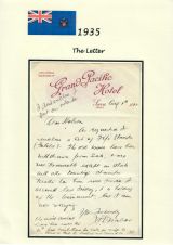 22 Fiji - 1935 Silver Jubilee of King George V & Queen Mary - Grand Pacific Hotel letter