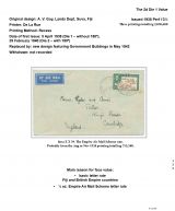 022 Fiji GVI Definitive Stamps Postal Usage