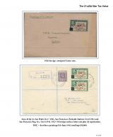 034 Fiji GVI Definitive Stamps Postal Usage