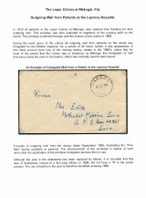04 Fiji Leper colony at Makogai - Mail from patients