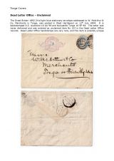 05 Tonga - Cover Dead Letter Office Unclaimed