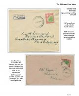 054 Fiji GVI Definitive Stamps Postal Usage