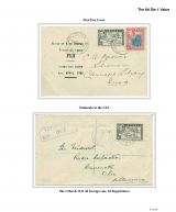 059 Fiji GVI Definitive Stamps Postal Usage