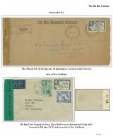 063 Fiji GVI Definitive Stamps Postal Usage