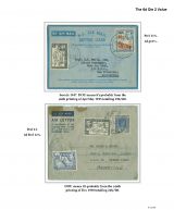 064 Fiji GVI Definitive Stamps Postal Usage