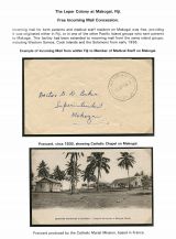 07 Fiji Leper colony at Makogai - Free incoming mail consession