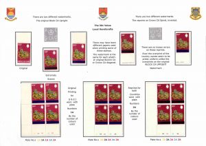 08 G&EI 1971 Scenic Definitives - 50c value watermarks and reprints