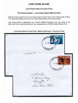 10 Lord Howe Island - Establishment of Courier Post - Second Issue Marine Park
