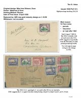 102 Fiji GVI Definitive Stamps Postal Usage