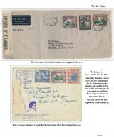 104 Fiji GVI Definitive Stamps Postal Usage