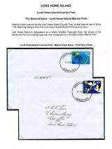 11 Lord Howe Island - Establishment of Courier Post - Second Issue Marine Park
