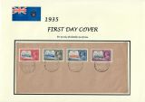 18 Fiji - 1935 Silver Jubilee of King George V & Queen Mary - FDC
