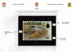21 G&EI 1971 Scenic Definitives - Original artwork & overlays, 15c