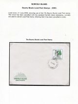22 Norfolk Island - Bounty Bowls Local Post stamps
